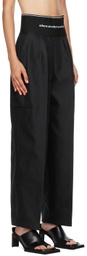 Alexander Wang Black Carrot Leg Trousers