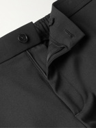 Theory - Mayer Tapered Wool-Blend Twill Trousers - Black