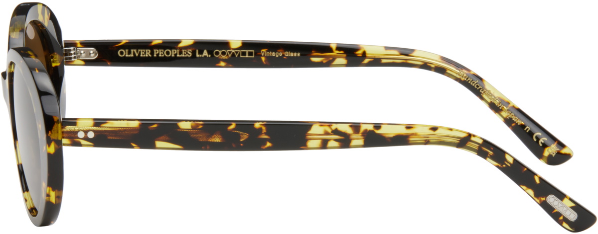 Oliver Peoples Brown Lumar Sunglasses