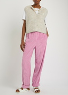 American Vintage Ribbed Knitted Vest Grey
