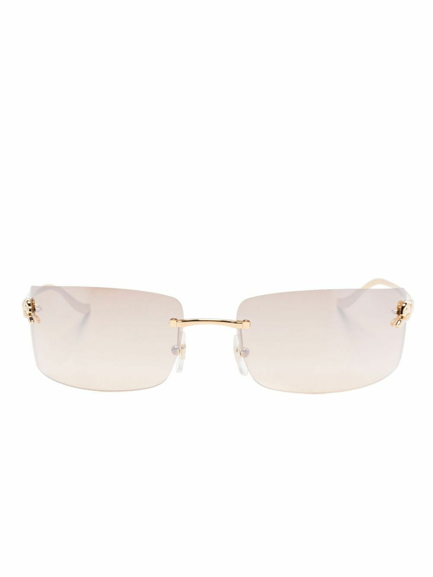 Photo: Cartier Eyewear Panthère De Cartier Sunglasses