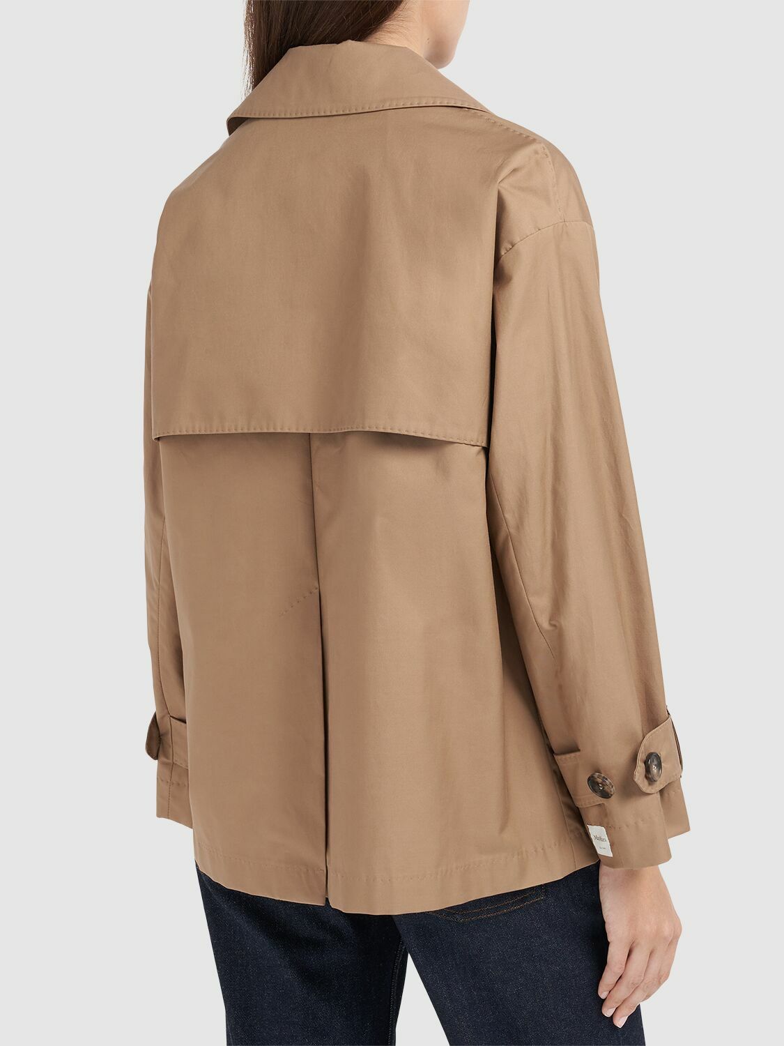 MAX MARA Zeno Twill Trench Coat Max Mara