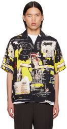 WACKO MARIA Black Printed Shirt