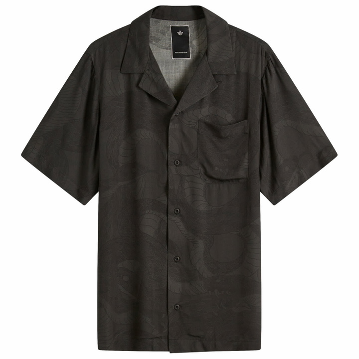 Photo: Maharishi Men's Snakeskin Vacation Shirt in Subdued Night