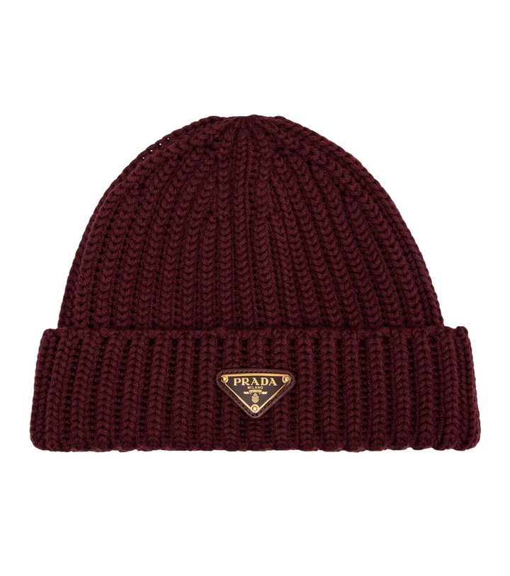 Photo: Prada Ribbed-knit wool and cashmere beanie