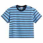 Fruity Booty Women's Jersey Stripe T-Shirt in Blue
