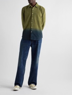 Portuguese Flannel - Dip-Dyed Cotton-Corduroy Shirt - Green
