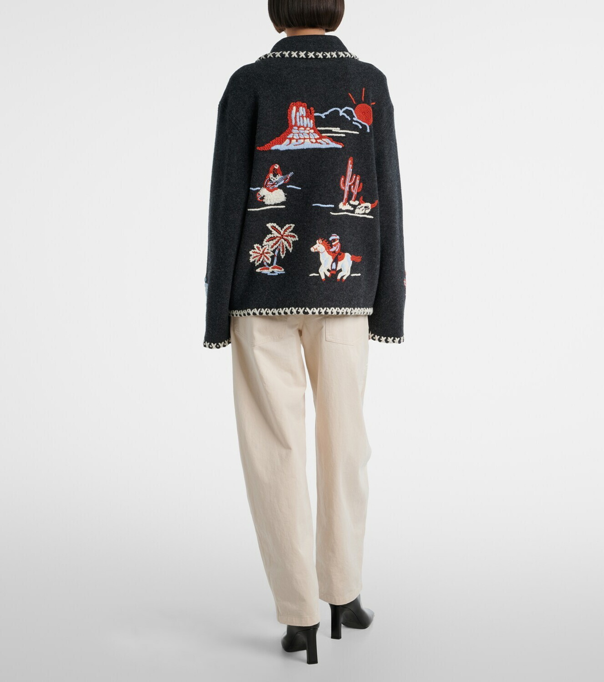 Alanui Remember Me virgin wool jacket