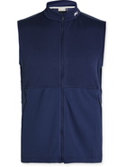 Kjus Golf - Delian Stretch-Jacquard and Shell Gilet - Blue