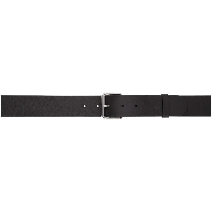 Photo: Balenciaga Black Logo Belt