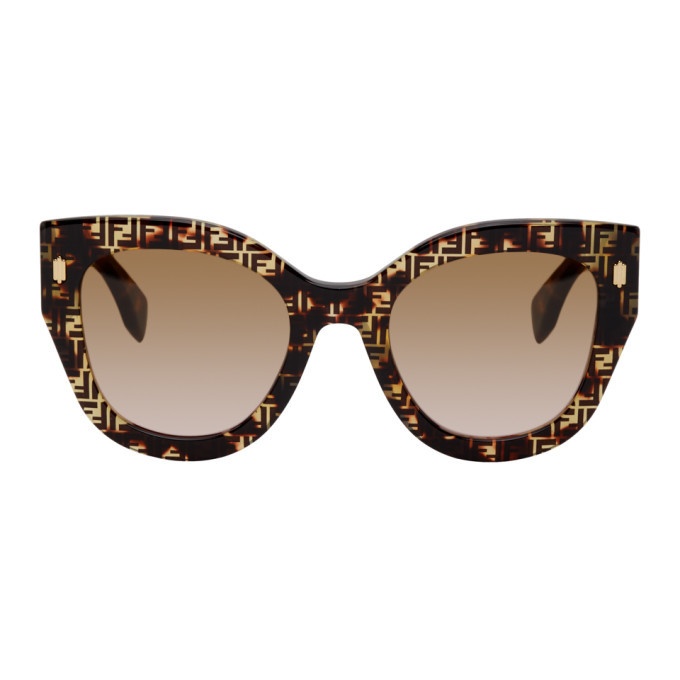 Photo: Fendi Tortoiseshell Forever Fendi Square Sunglasses