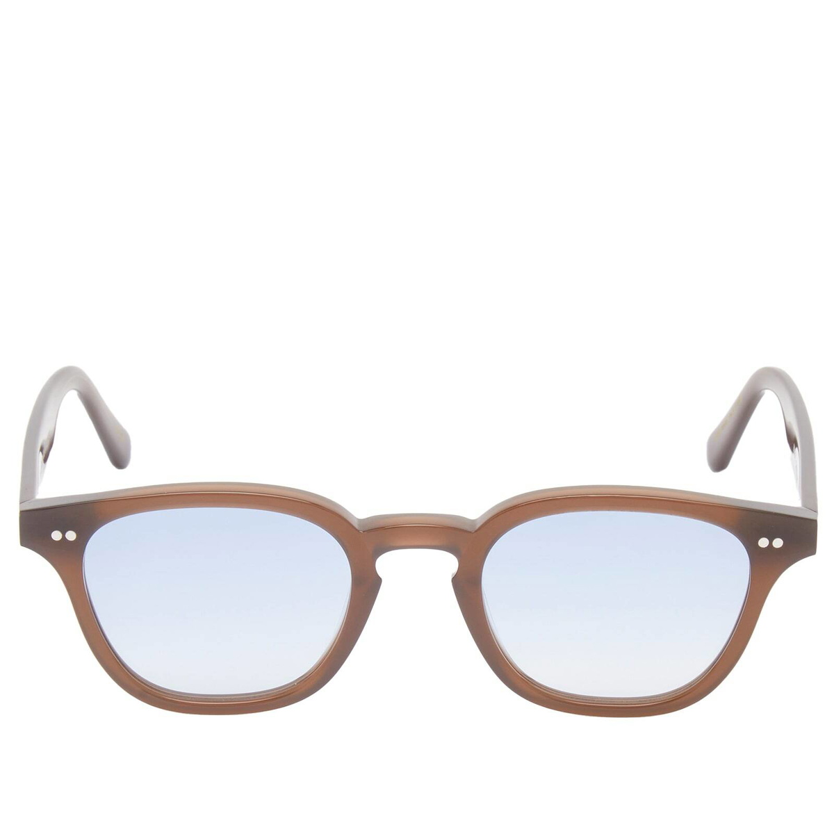 Monokel River Sunglasses in Chocolate/Blue 