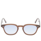 Monokel River Sunglasses in Chocolate/Blue 