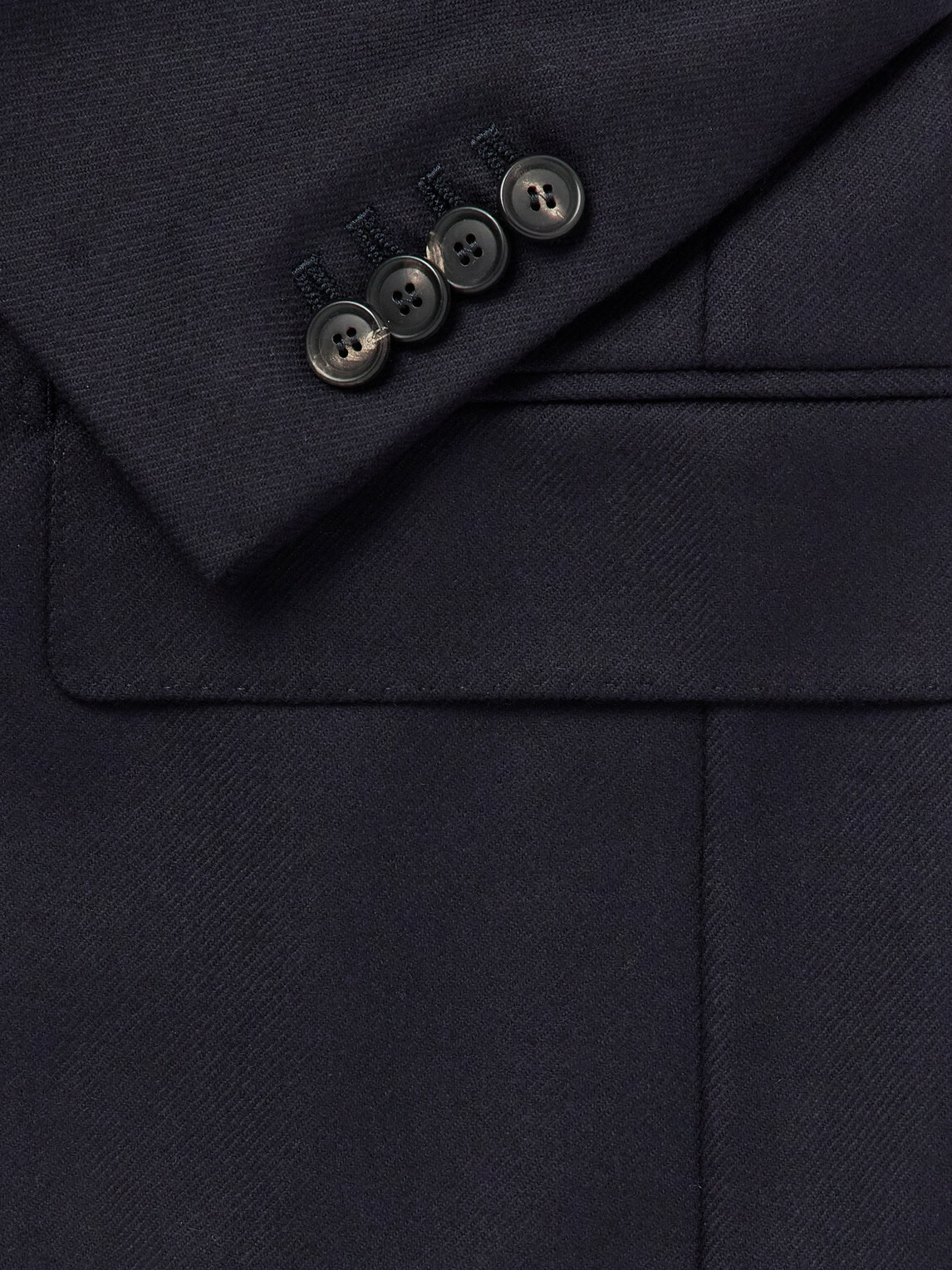 De Petrillo - Sorrento Wool-Twill Suit Jacket - Blue