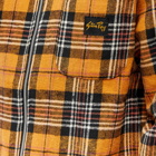 Stan Ray Men's Zip Overshirt in Texas Gold Plaid