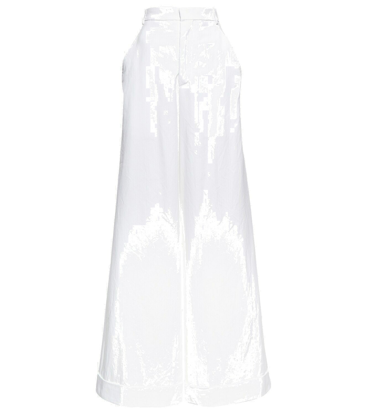 【Ann Demeulemeester】 Dorotheeワイドレッグコットンキャンバ Ann Demeulemeester】 Dorotheeワイドレッグコットンキャンバ