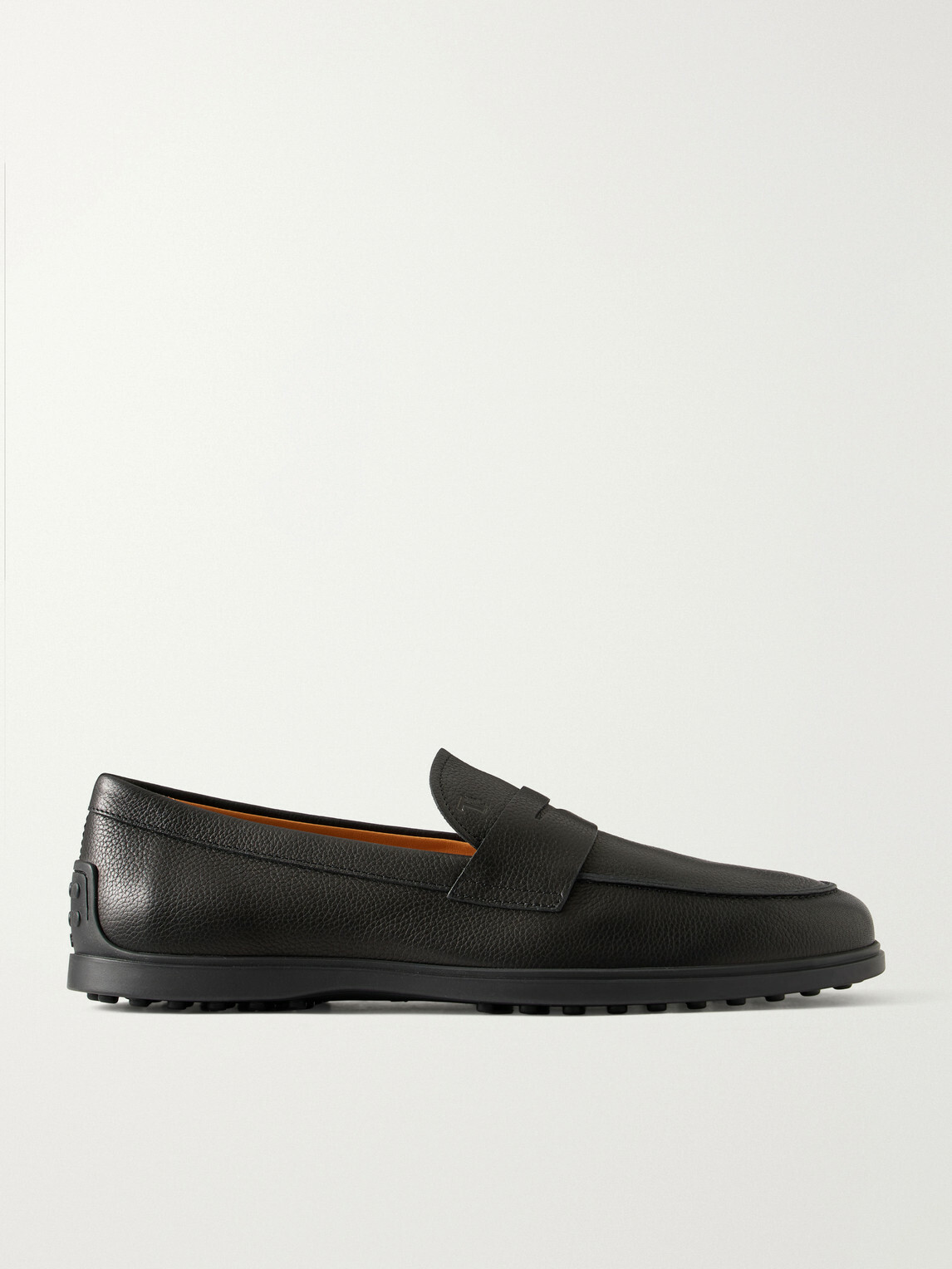 Tod's - Full-Grain Leather Penny Loafers - Black