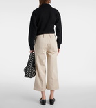 Proenza Schouler Amara cotton-blend wide-leg pants