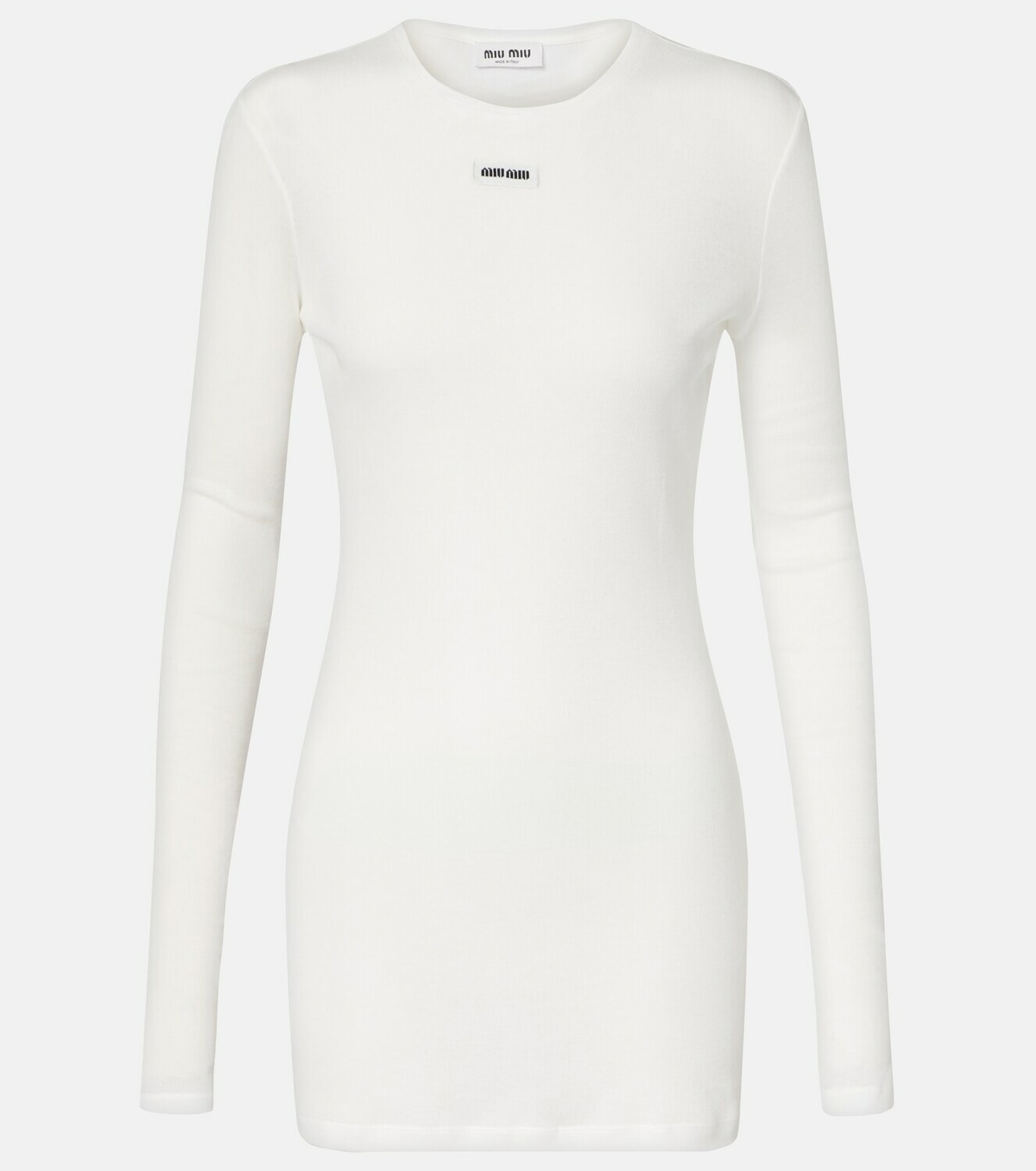 Miu Miu Cotton jersey minidress