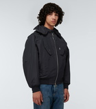 Alexander McQueen Hooded windbreaker jacket