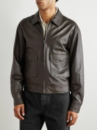 Nili Lotan - Majorca Leather Jacket - Brown