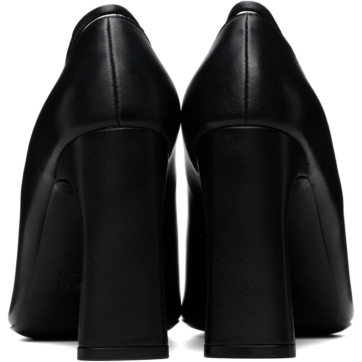 BY FAR Black Diva Heels