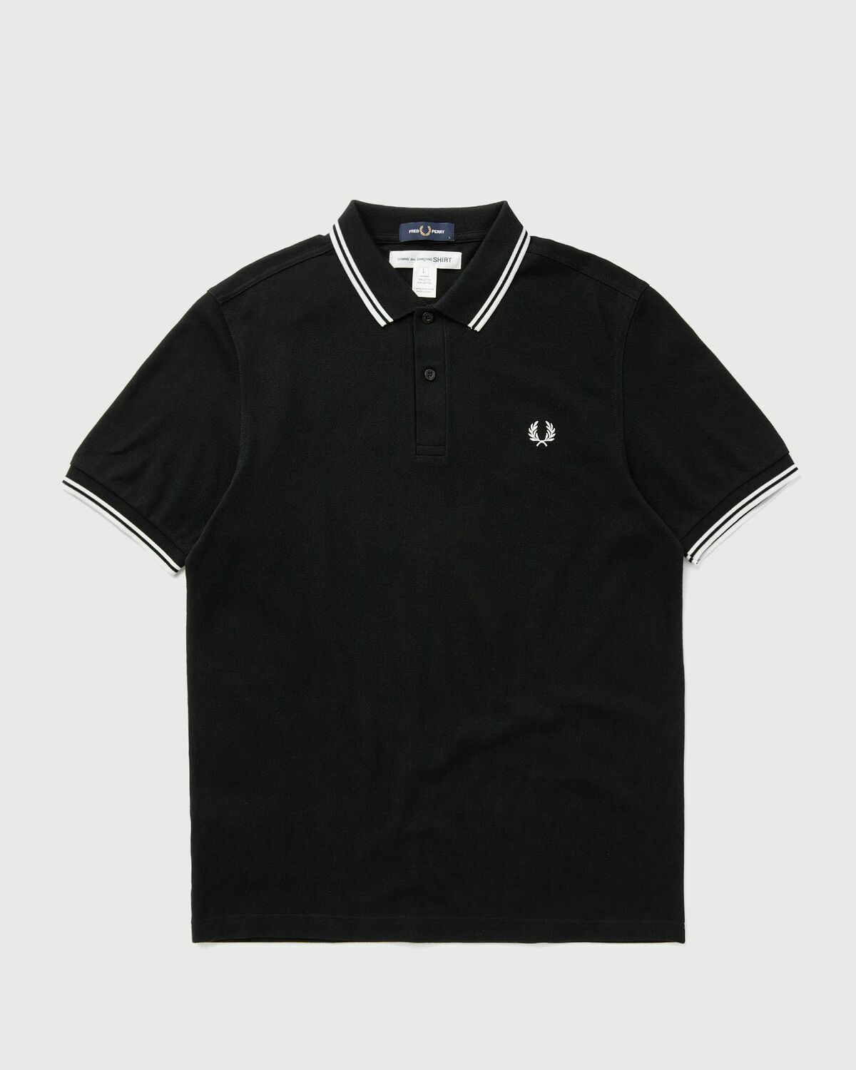 Comme des Garçons Shirt X Fred Perry TEE KNIT Black Mens Polo