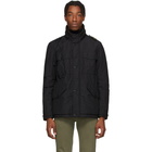 Stone Island Black Naslan Multi-Pocket Coat