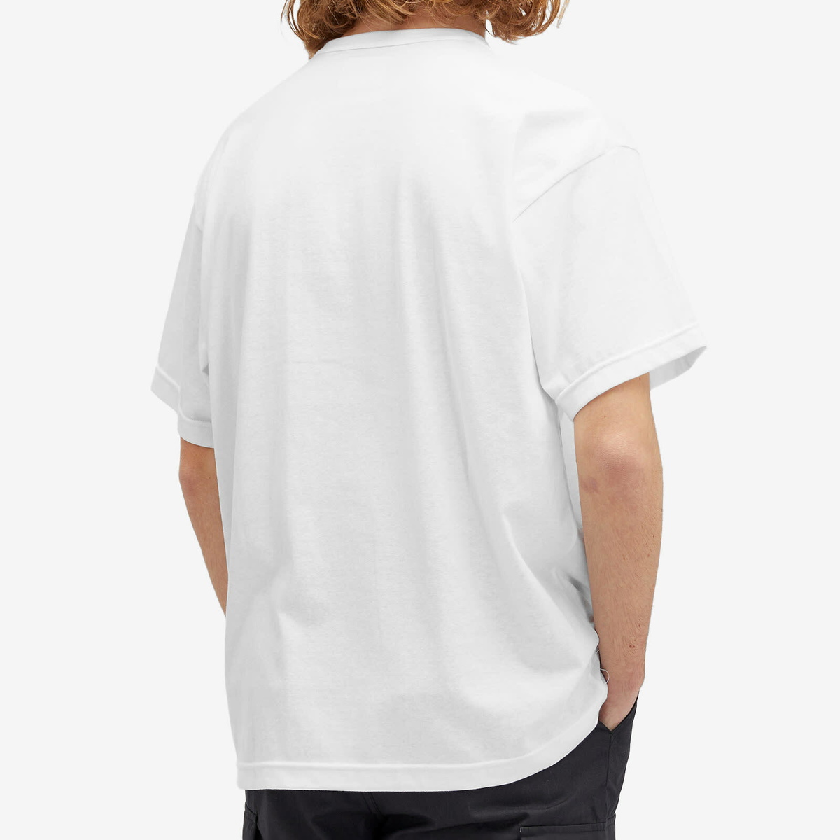 WTAPS Men's 15 Embroidered Pocket T-Shirt in White WTAPS