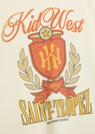 Kidwest Saint Tropez Printed Cotton T-shirt White