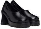 Nicole Saldaña Black Hannah Platform Heels