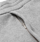 The Row - LA Slim-Fit Fleece-Back Cotton-Jersey Sweatpants - Gray