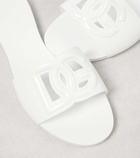 Dolce&Gabbana DG cutout rubber slides