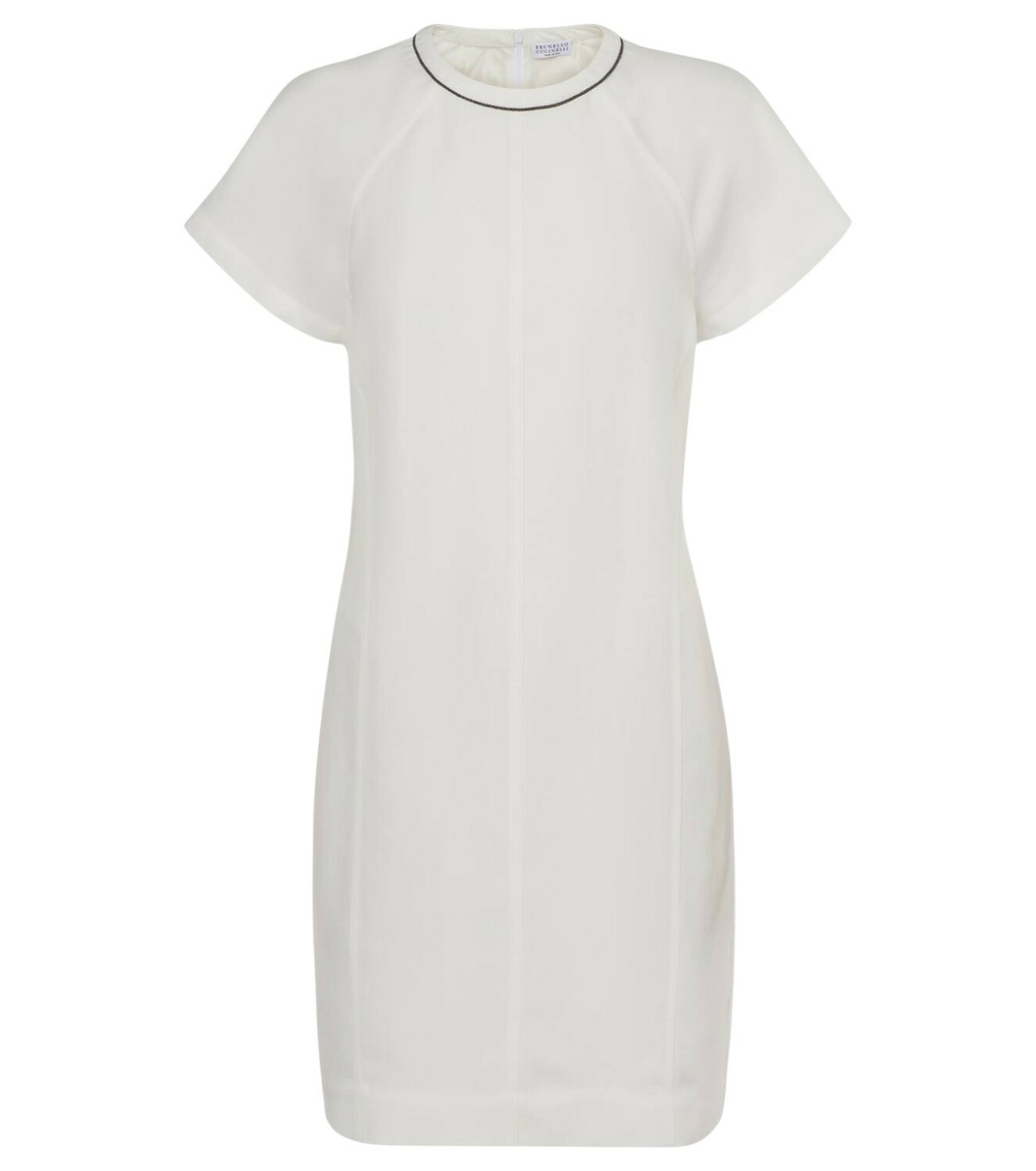 ワンピース Brunello Cucinelli Sleveless Shirt Dress In Cotton Blend Cotton-blend shirt dress in white - Brunello Cucinelli