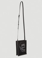 Mini Skull Crossbody Bag in Black