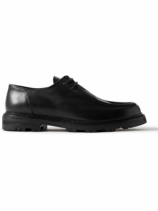 Photo: BODE - University Leather Derby Shoes - Black