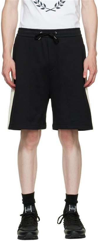 Photo: Valentino Black Cotton Shorts