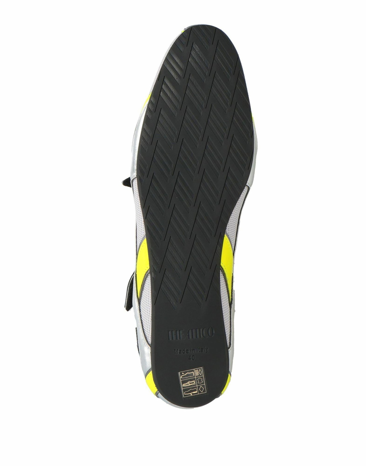 The Attico Womens Ballet flats in Silver