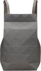 BAO BAO ISSEY MIYAKE Gray Track Backpack