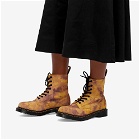 Dr. Martens Women's 1460 Pascal Tie Dye Boot in Burnt Yellow
