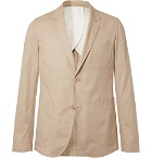AMI - Beige Slim-Fit Cotton-Twill Suit Jacket - Beige