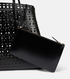 Alaïa Mina 50 Large leather tote bag