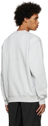 MCQ Gray Cotton Sweatshirt