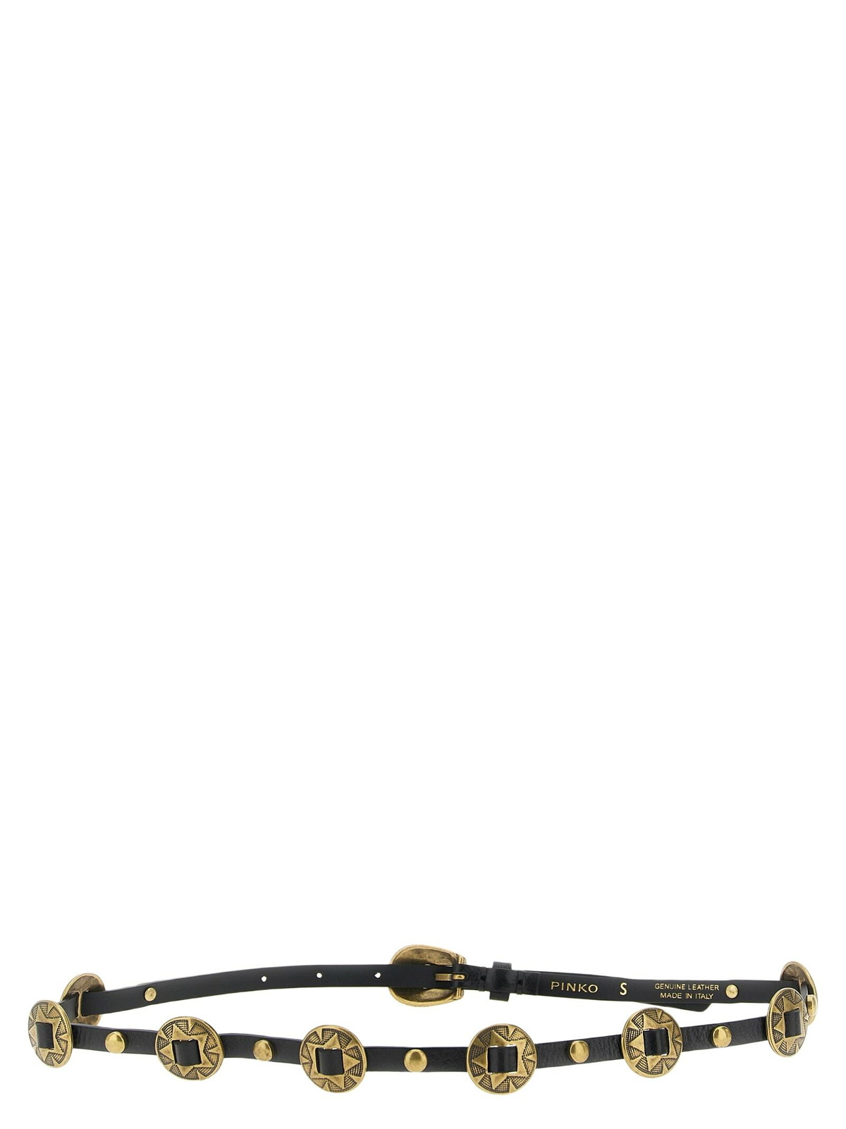 Pinko Engraved Plaque Belt