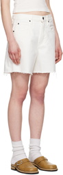 SLVRLAKE White Sienna Denim Shorts