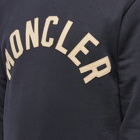 Moncler Men's Varsity Logo Popover Hoody in Navy