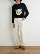 Valentino Garavani - Straight-Leg Embellished Jeans - White