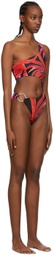 Louisa Ballou SSENSE Exclusive Black Recycled Nylon One-Piece Swimsuit