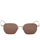 Gentle Monster Men's Bowly Sunglasses in Silver/Brown