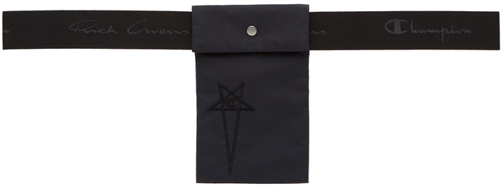 Photo: Rick Owens Black Champion Edition Nylon Pouch